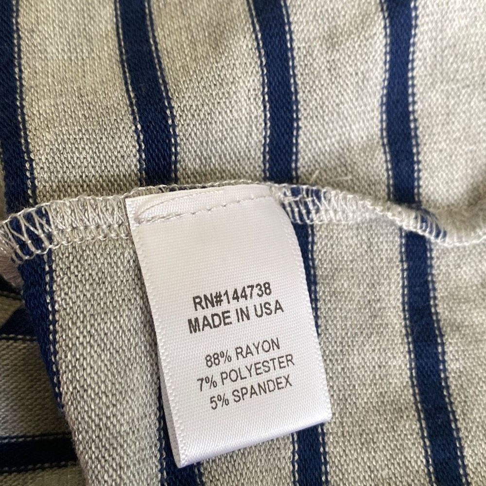 Hey Park and Lune Brooklyn Striped Long Sleeve Cozy Turtleneck Sweater Pullover - Picture 11 of 12